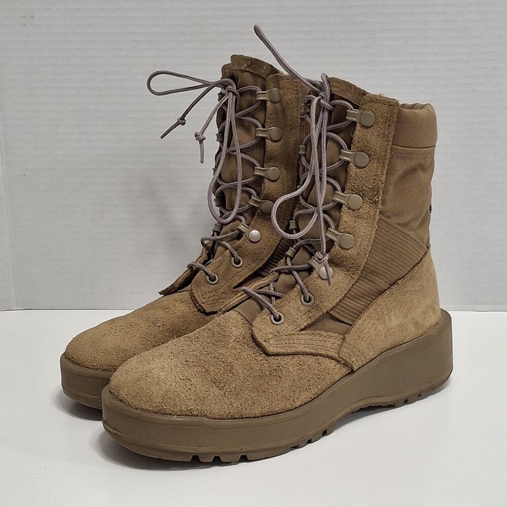 Altama Combat Boots Vibram Sole Tan Military Issue Womens 5.5R Suede Tactical